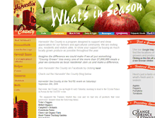 Tablet Screenshot of harvestin.ca